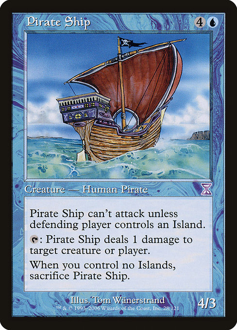 Pirate Ship - Time Spiral Timeshifted Special Card