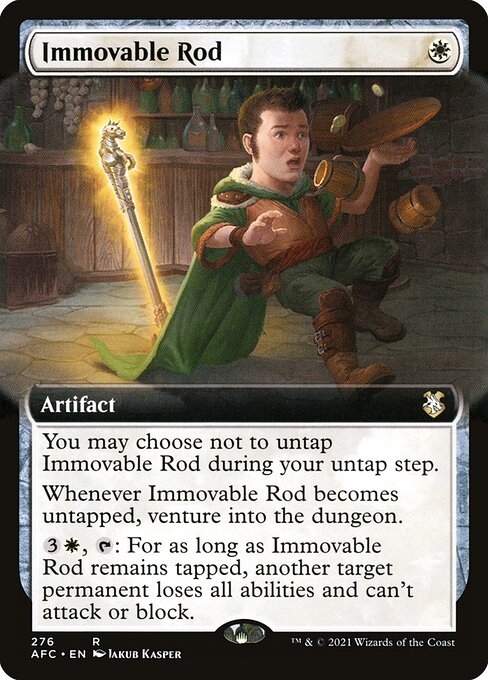 Immovable Rod - Forgotten Realms Commander Rare Card