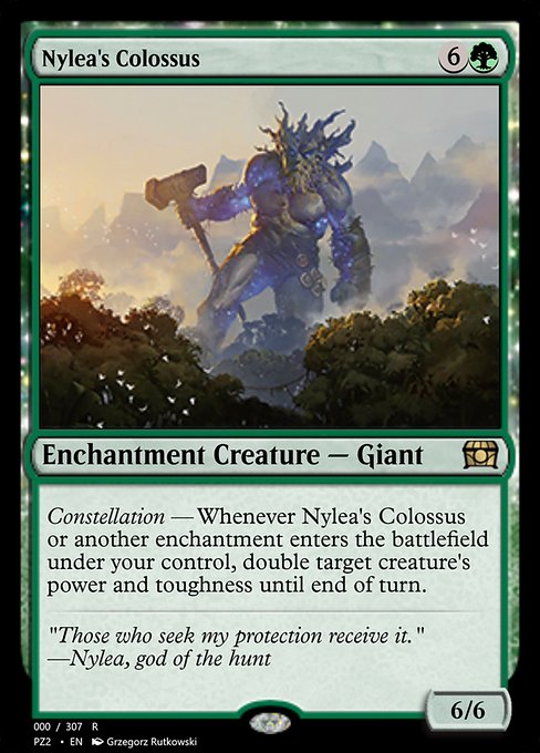 Nylea's Colossus - Treasure Chest Rare Card