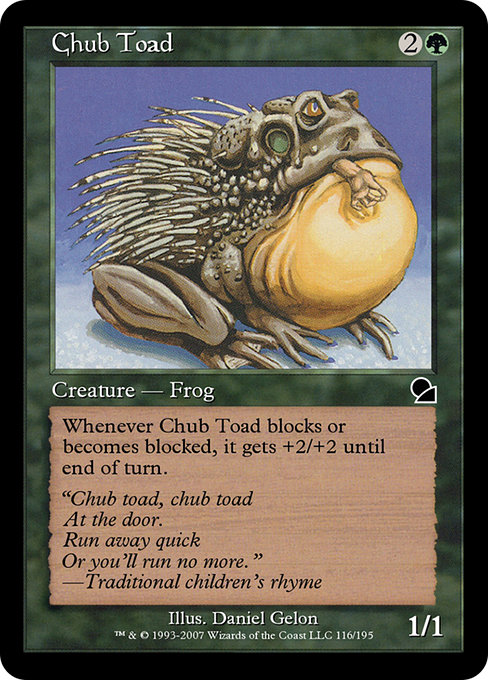 Chub Toad - Masters Edition Common Card