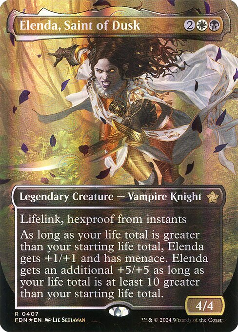 Elenda, Saint of Dusk - Foundations Rare Card