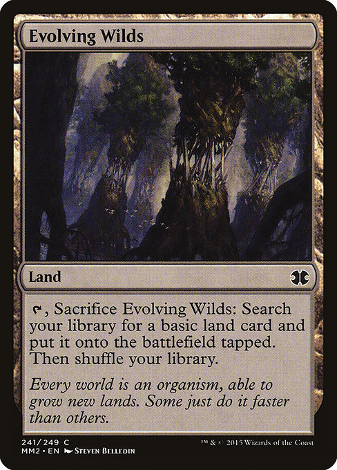 Evolving Wilds - Modern Masters 2015 Common Card