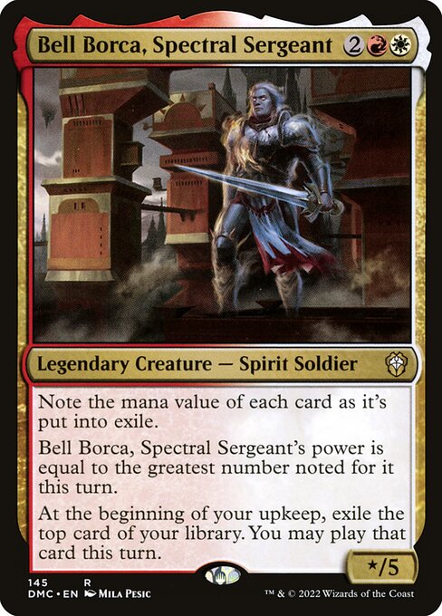 Bell Borca, Spectral Sergeant - Dominaria United Commander Rare Card