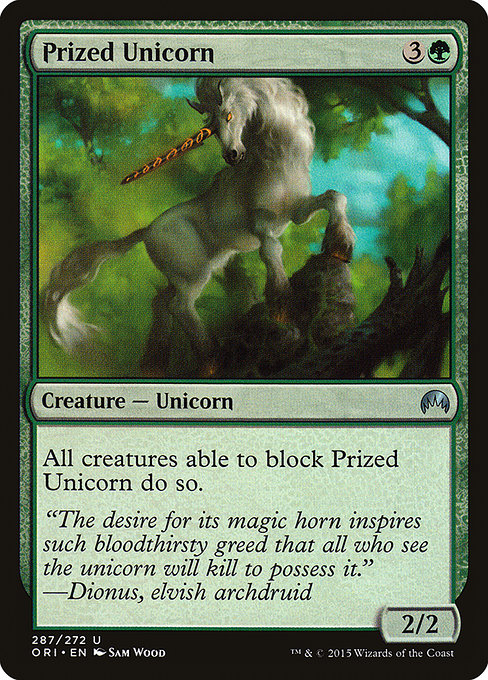 Prized Unicorn - Magic Origins Uncommon Card