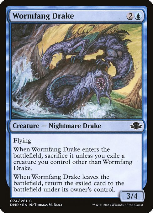 Wormfang Drake - Dominaria Remastered Common Card