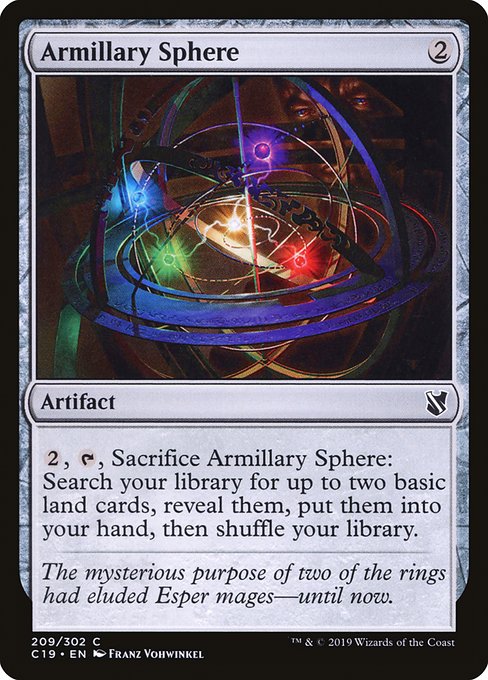 Armillary Sphere - Commander 2019 Common Card