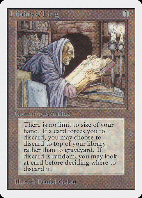 Library of Leng - Unlimited Edition Uncommon Card