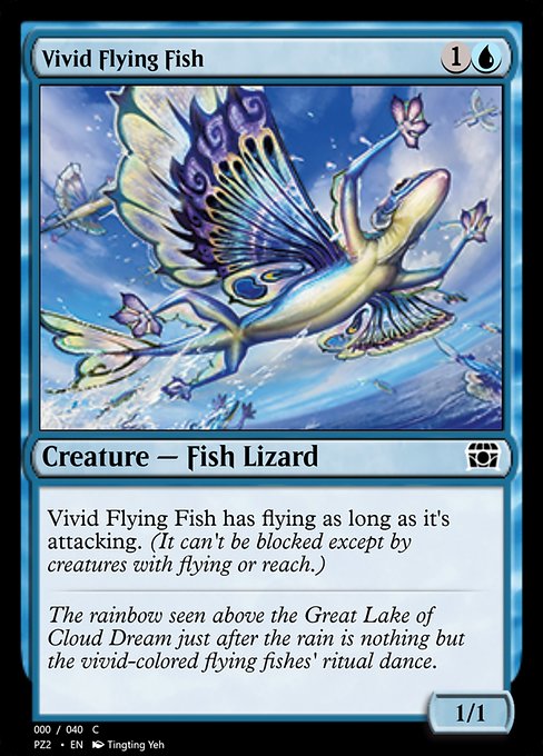 Vivid Flying Fish - Treasure Chest Common Card