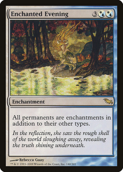 Enchanted Evening - Shadowmoor Rare Card