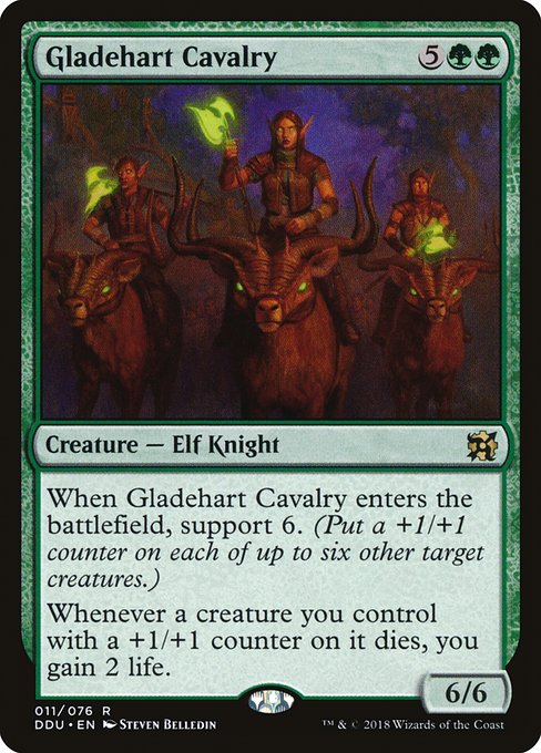 Gladehart Cavalry - Duel Decks: Elves vs. Inventors Rare Card