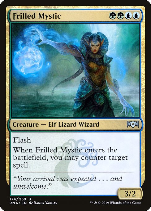 Frilled Mystic - Ravnica Allegiance Uncommon Card