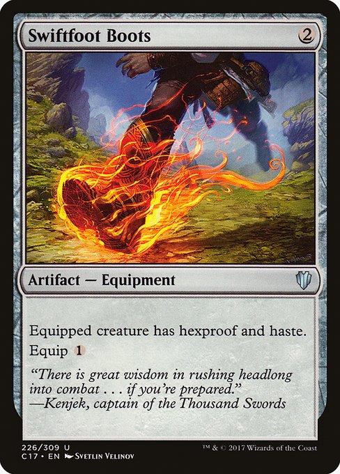 Swiftfoot Boots - Commander 2017 Uncommon Card