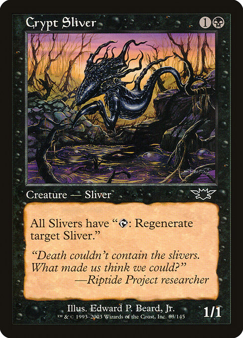 Crypt Sliver - Legions Common Card