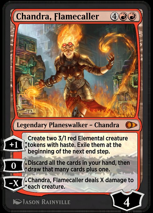 Chandra, Flamecaller - Pioneer Masters Mythic Card