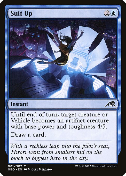 Suit Up - Kamigawa: Neon Dynasty Common Card