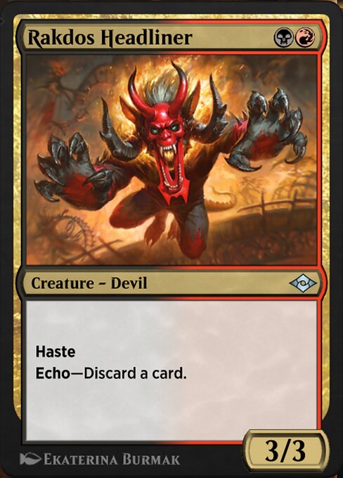 Rakdos Headliner - Jumpstart: Historic Horizons Uncommon Card