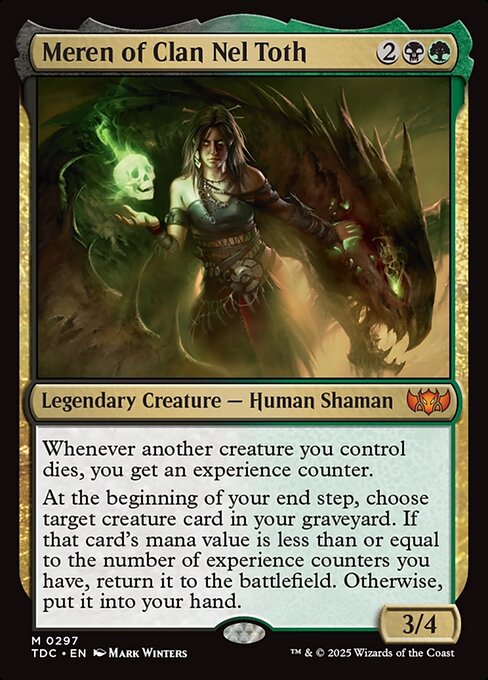 Meren of Clan Nel Toth - Tarkir: Dragonstorm Commander Mythic Card