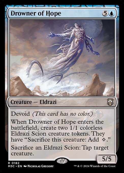 Drowner of Hope - Modern Horizons 3 Commander Rare Card