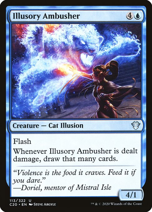 Illusory Ambusher - Commander 2020 Uncommon Card