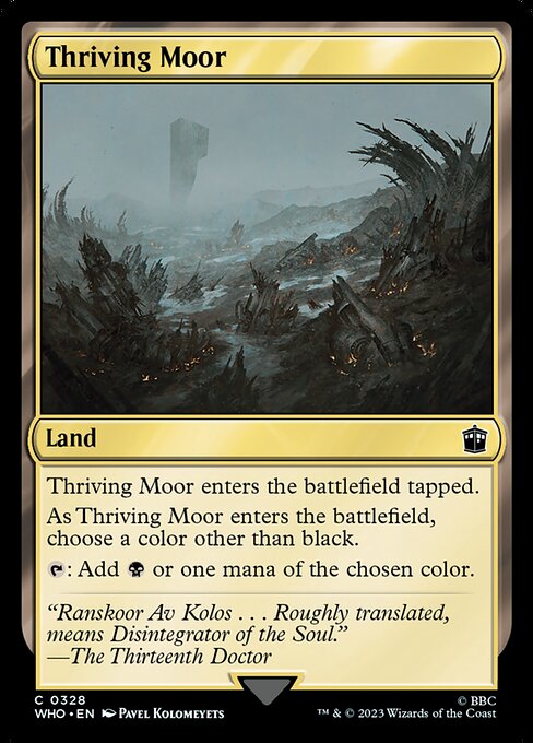 Thriving Moor - Doctor Who Common Card