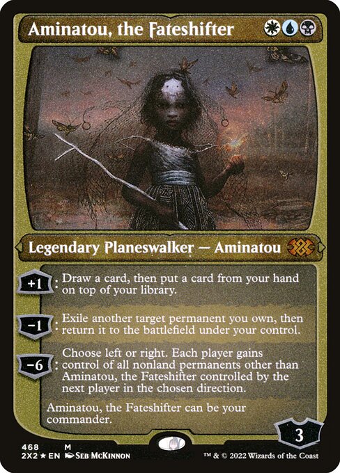 Aminatou, the Fateshifter - Double Masters 2022 Mythic Card