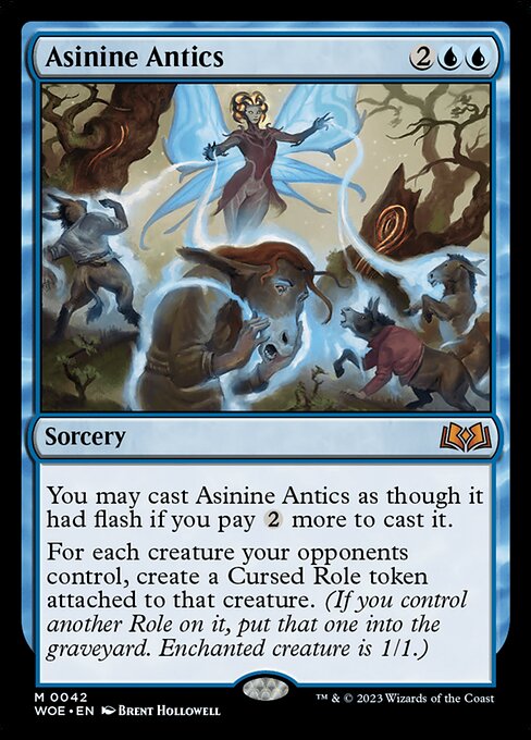 Asinine Antics - Wilds of Eldraine Mythic Card