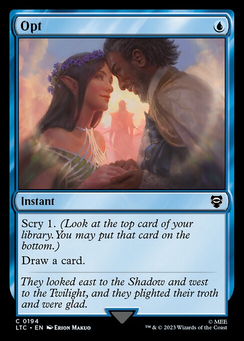 Opt - Tales of Middle-earth Commander Common Card