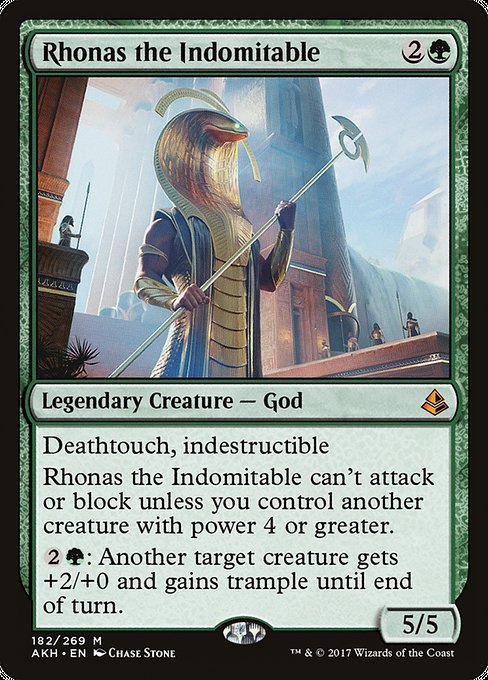 Rhonas the Indomitable - Amonkhet Mythic Card