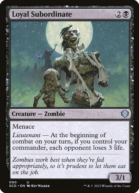 Loyal Subordinate - Starter Commander Decks Uncommon Card