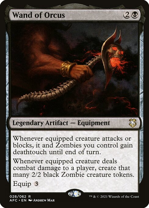 Wand of Orcus - Forgotten Realms Commander Rare Card