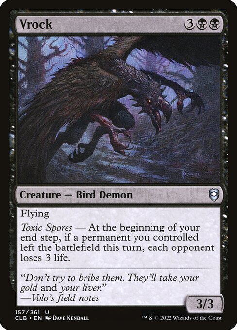 Vrock - Commander Legends: Battle for Baldur's Gate Uncommon Card