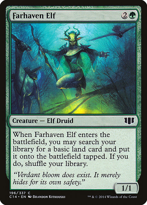 Farhaven Elf - Commander 2014 Common Card