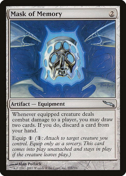 Mask of Memory - Mirrodin Uncommon Card