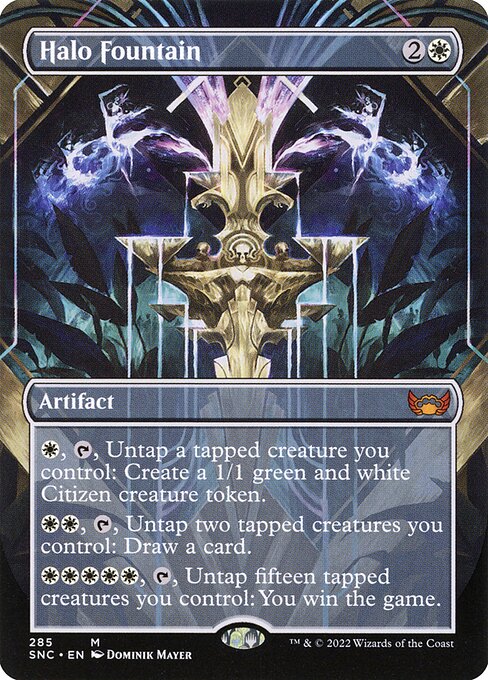 Halo Fountain - Streets of New Capenna Mythic Card