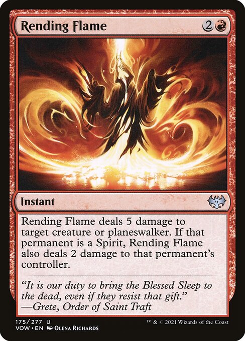 Rending Flame - Innistrad: Crimson Vow Uncommon Card