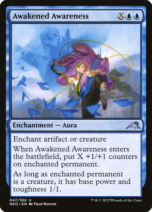 Awakened Awareness - Kamigawa: Neon Dynasty Uncommon Card