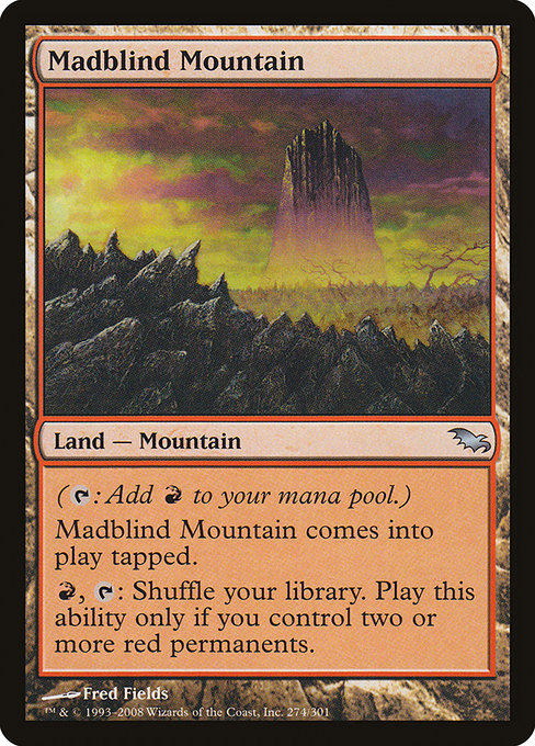 Madblind Mountain - Shadowmoor Uncommon Card