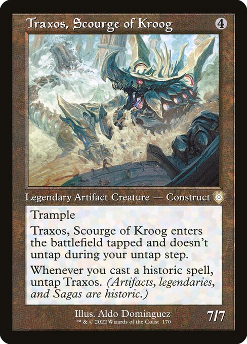 Traxos, Scourge of Kroog - The Brothers' War Commander Rare Card