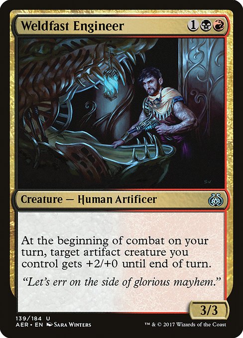 Weldfast Engineer - Aether Revolt Uncommon Card