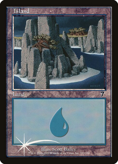Island - Seventh Edition Common Card