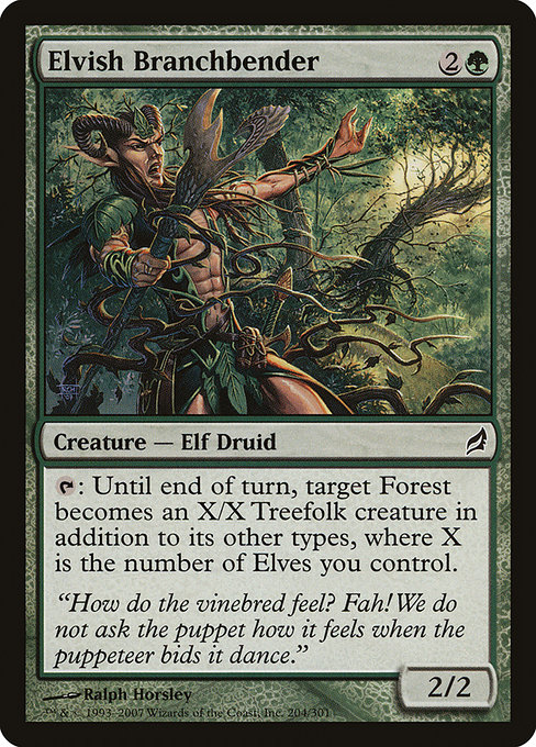 Elvish Branchbender - Lorwyn Common Card