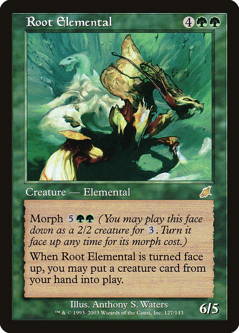 Root Elemental - Scourge Rare Card