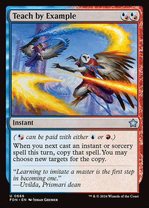 Teach by Example - Foundations Uncommon Card