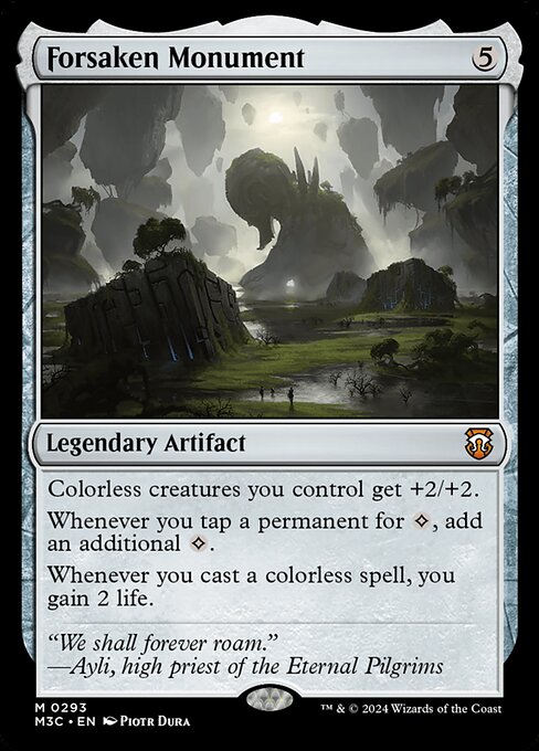 Forsaken Monument - Modern Horizons 3 Commander Mythic Card