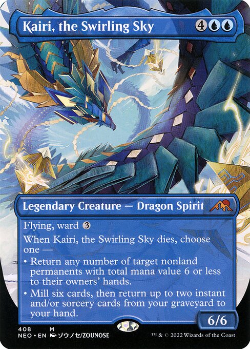 Kairi, the Swirling Sky - Kamigawa: Neon Dynasty Mythic Card