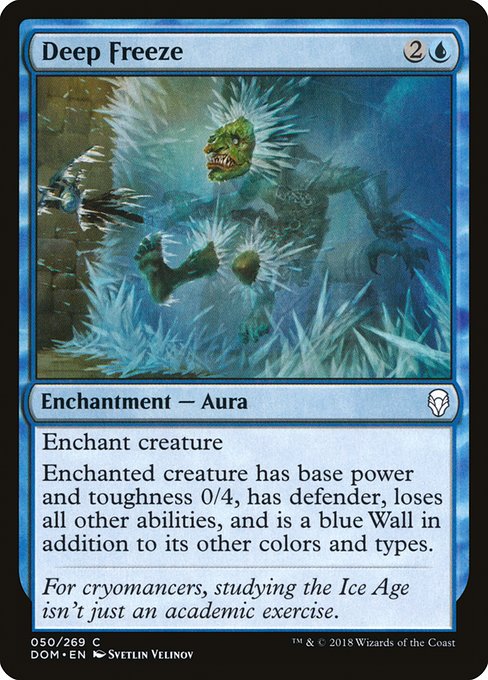 Deep Freeze - Dominaria Common Card