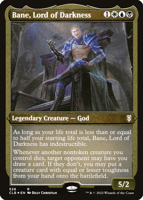 Bane, Lord of Darkness - Commander Legends: Battle for Baldur's Gate Rare Card