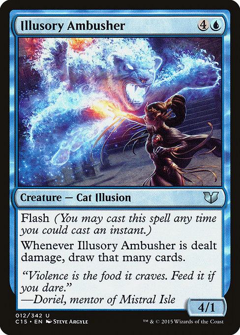 Illusory Ambusher - Commander 2015 Uncommon Card