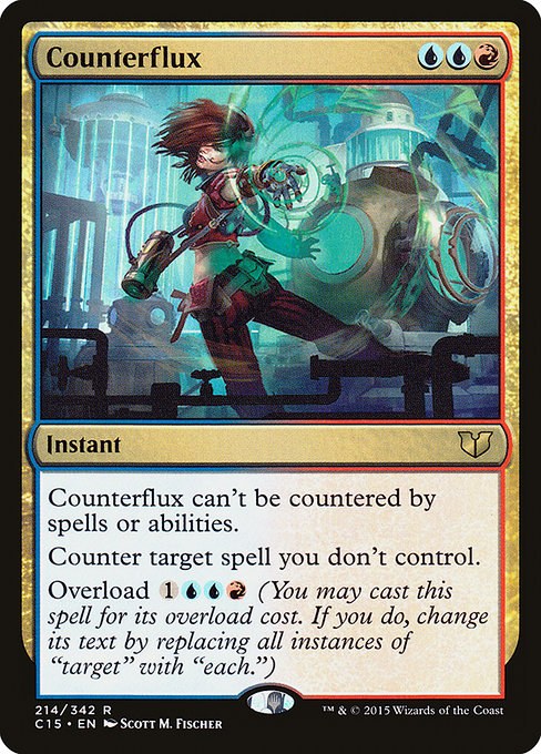 Counterflux - Commander 2015 Rare Card