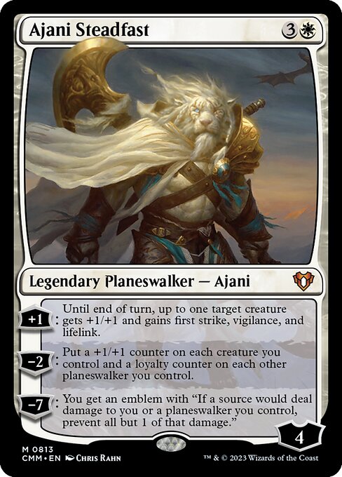 Ajani Steadfast - Commander Masters Mythic Card